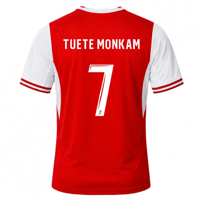 Danxen Herren Malcolm Tuete Monkam #7 Rot Weiß Heimtrikot Trikot 2026/27 T-Shirt Schweiz
