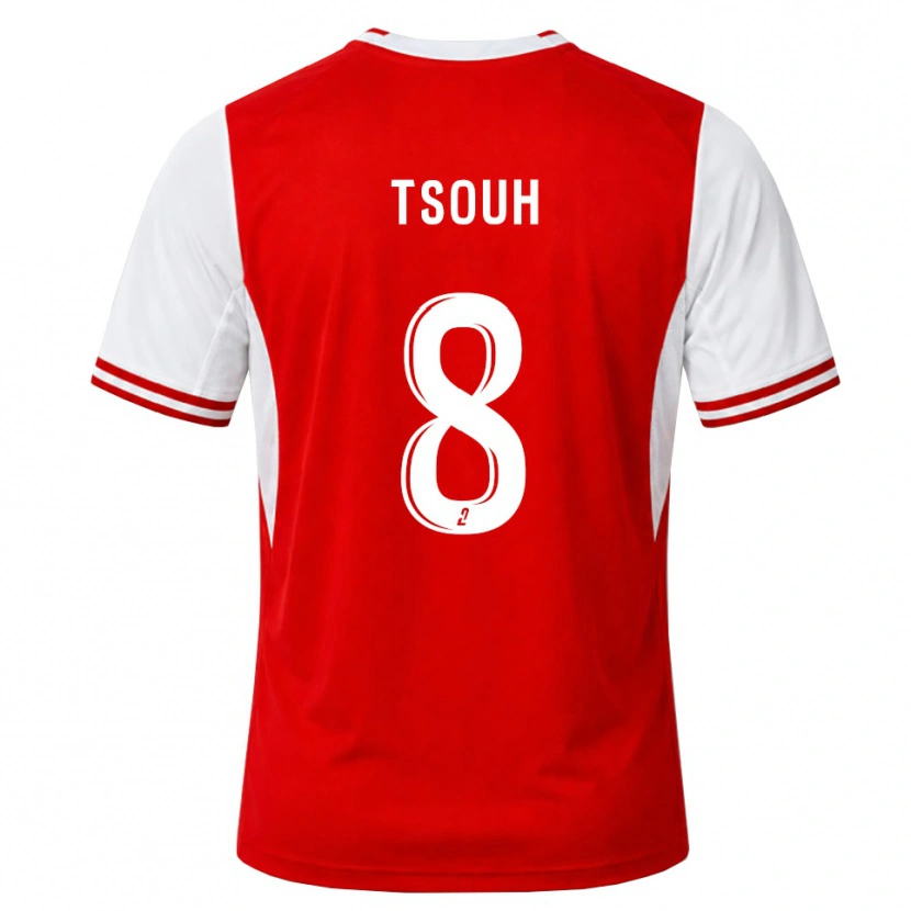Danxen Herren Justin Tsouh #8 Rot Weiß Heimtrikot Trikot 2026/27 T-Shirt Schweiz