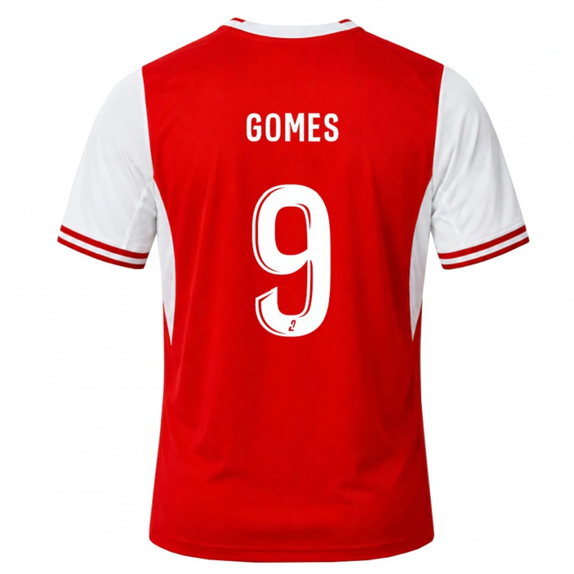 Danxen Herren Mélissa Gomes #9 Rot Weiß Heimtrikot Trikot 2026/27 T-Shirt Schweiz