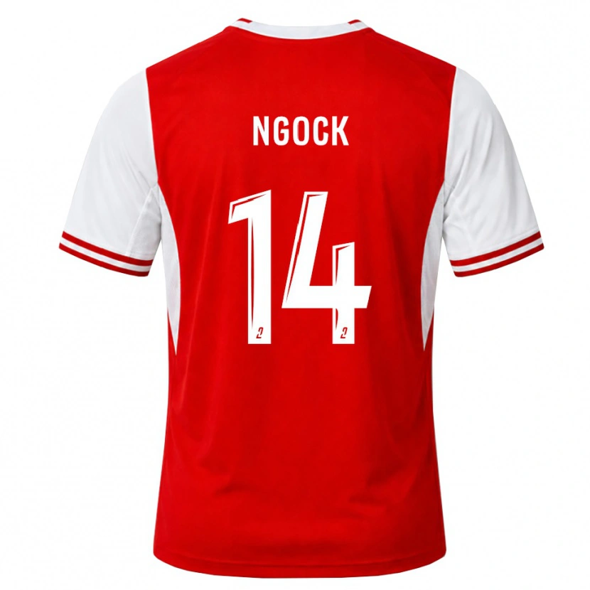 Danxen Herren Monique Ngock #14 Rot Weiß Heimtrikot Trikot 2026/27 T-Shirt Schweiz