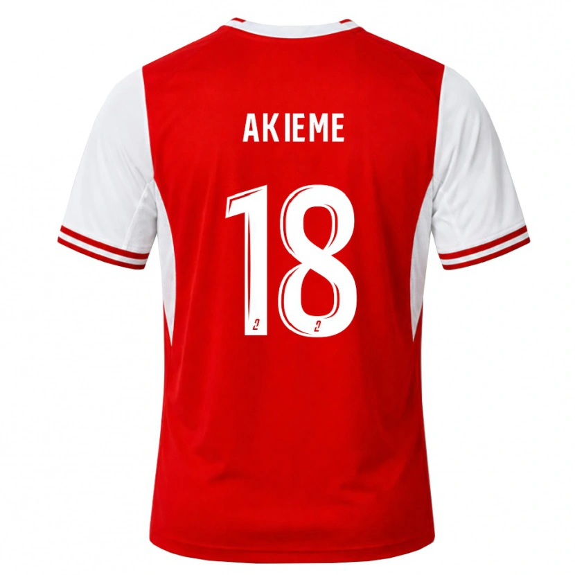 Danxen Herren Sergio Akieme #18 Rot Weiß Heimtrikot Trikot 2026/27 T-Shirt Schweiz