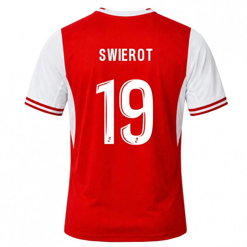 Danxen Herren Julie Swierot #19 Rot Weiß Heimtrikot Trikot 2026/27 T-Shirt Schweiz