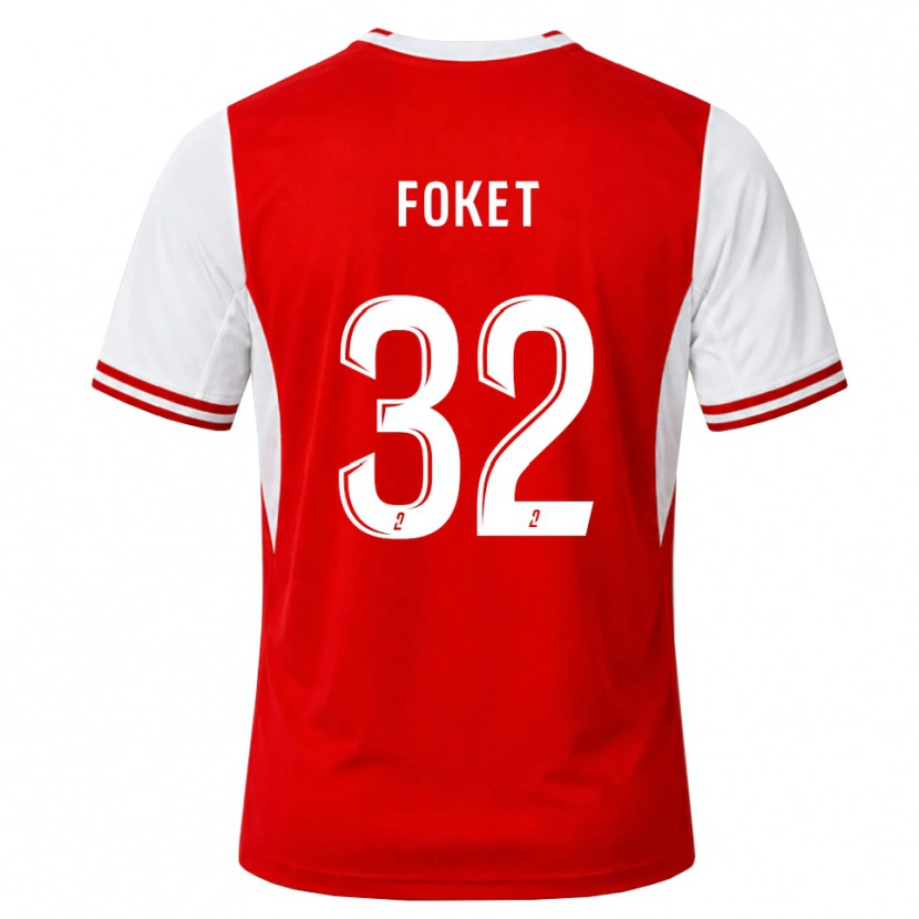 Danxen Herren Thomas Foket #32 Rot Weiß Heimtrikot Trikot 2026/27 T-Shirt Schweiz