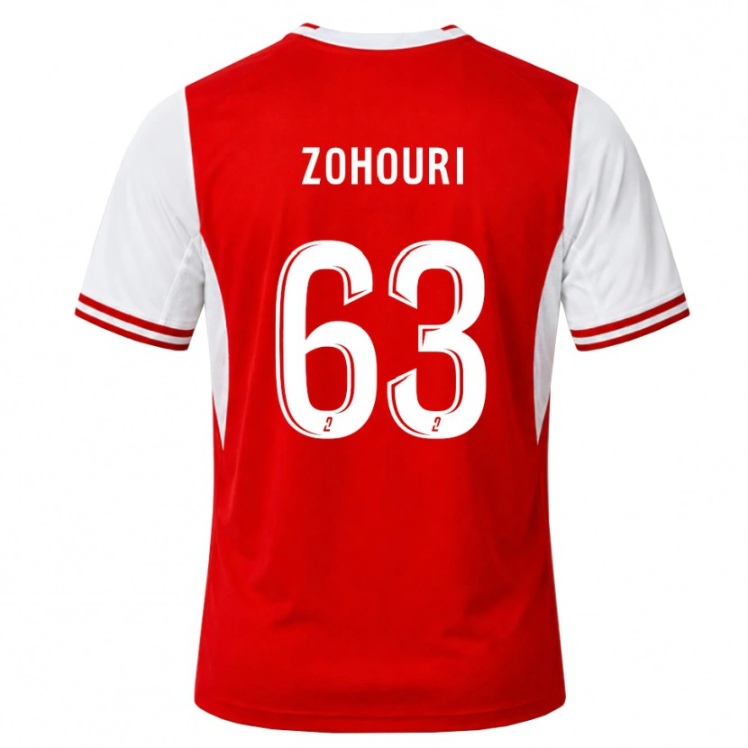 Danxen Herren Armel Zohouri #63 Rot Weiß Heimtrikot Trikot 2026/27 T-Shirt Schweiz