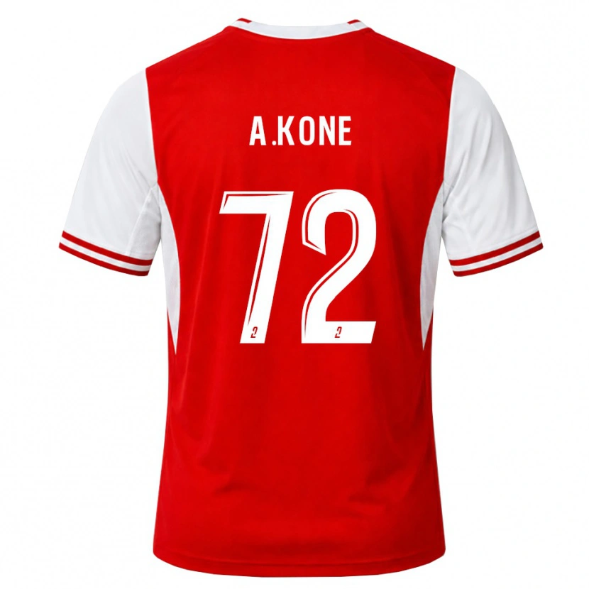 Danxen Herren Amadou Koné #72 Rot Weiß Heimtrikot Trikot 2026/27 T-Shirt Schweiz