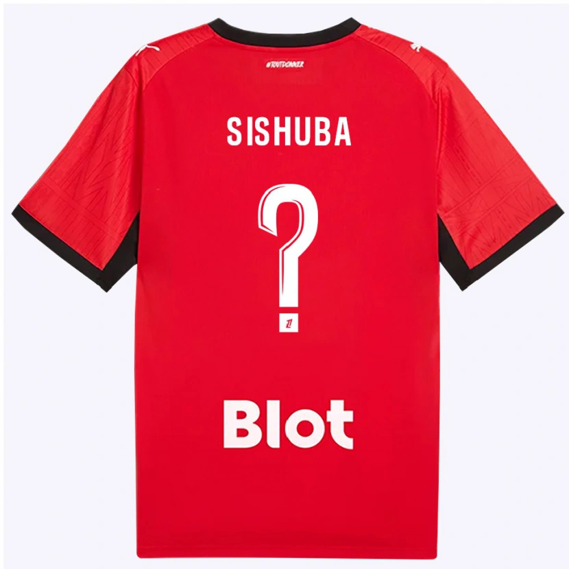 Danxen Herren Ayanda Sishuba #0 Rot Schwarz Weiß Heimtrikot Trikot 2026/27 T-Shirt Schweiz