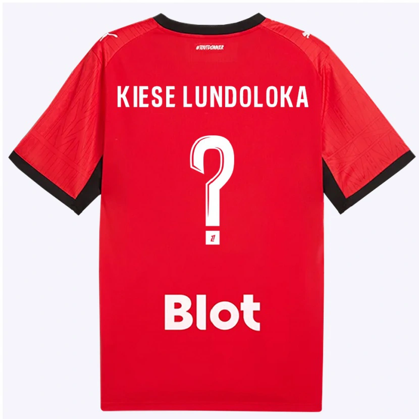 Danxen Herren Jeanslor Kiese Lundoloka #0 Rot Schwarz Weiß Heimtrikot Trikot 2026/27 T-Shirt Schweiz