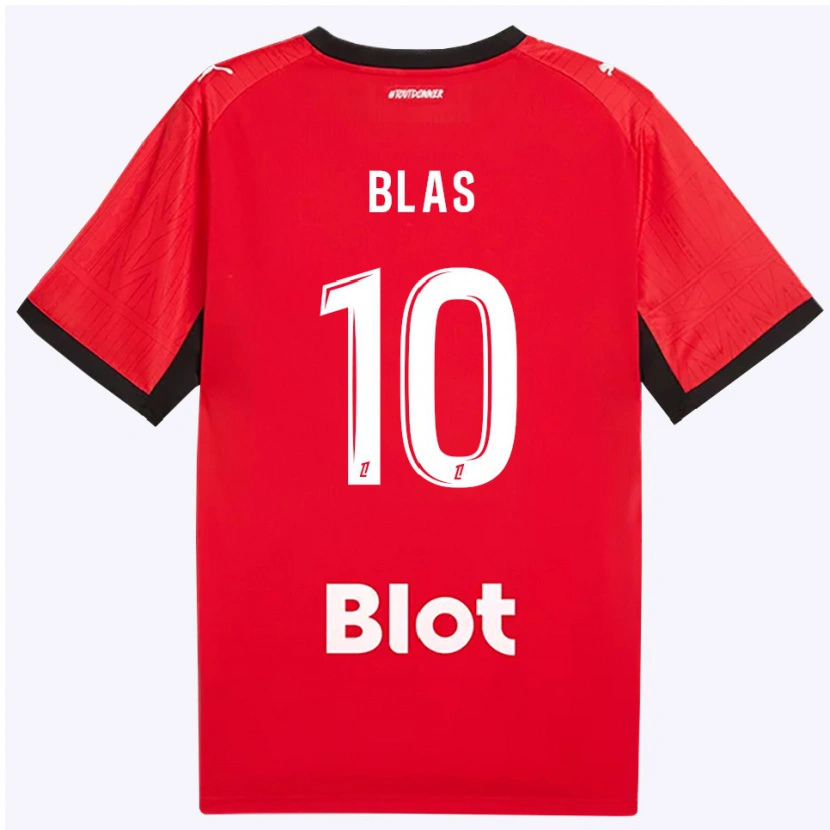 Danxen Herren Ludovic Blas #10 Rot Schwarz Weiß Heimtrikot Trikot 2026/27 T-Shirt Schweiz