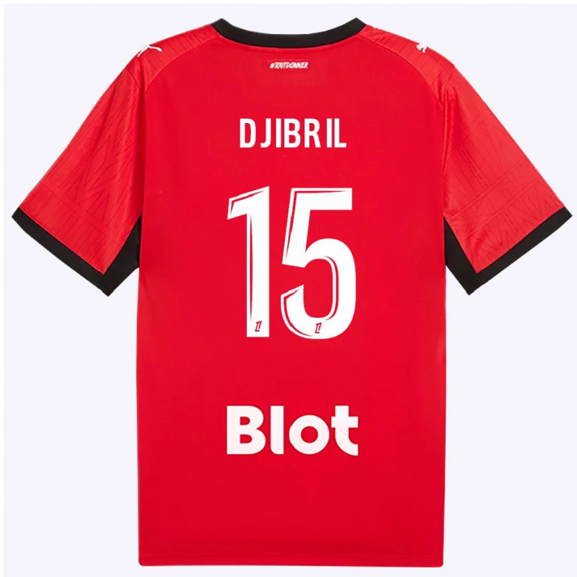 Danxen Herren Djibril Diallo #15 Rot Schwarz Weiß Heimtrikot Trikot 2026/27 T-Shirt Schweiz
