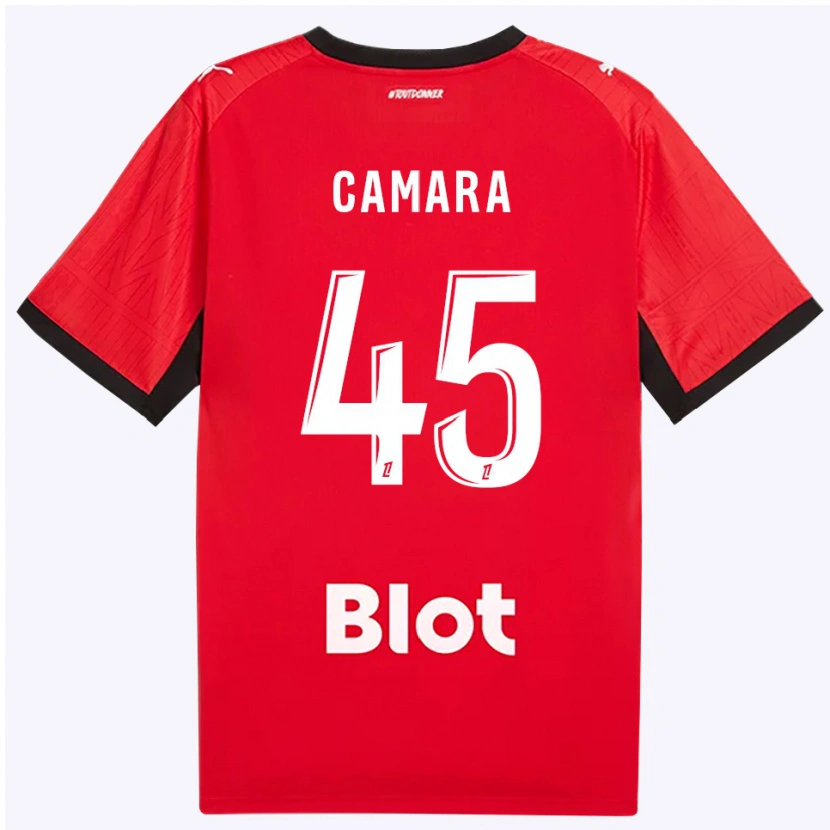 Danxen Herren Mahdi Camara #45 Rot Schwarz Weiß Heimtrikot Trikot 2026/27 T-Shirt Schweiz