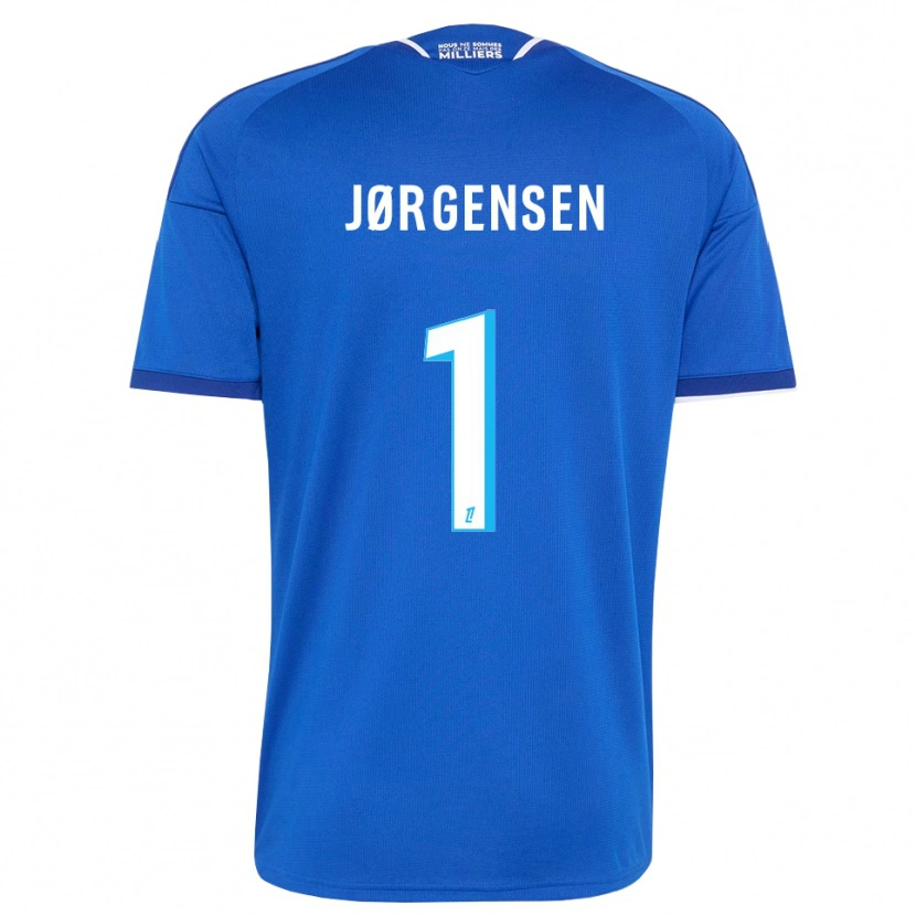 Danxen Herren Filip Jørgensen #1 Königsblau Weiß Heimtrikot Trikot 2026/27 T-Shirt Schweiz