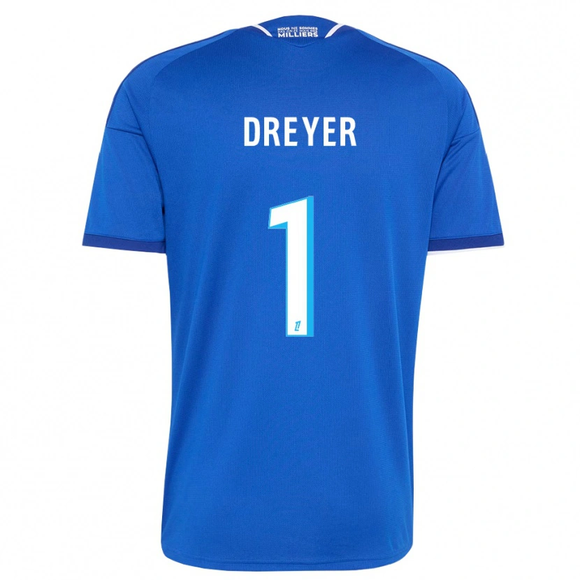 Danxen Herren Matthieu Dreyer #1 Königsblau Weiß Heimtrikot Trikot 2026/27 T-Shirt Schweiz
