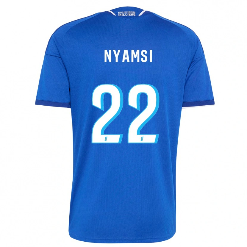 Danxen Herren Gerzino Nyamsi #22 Königsblau Weiß Heimtrikot Trikot 2026/27 T-Shirt Schweiz