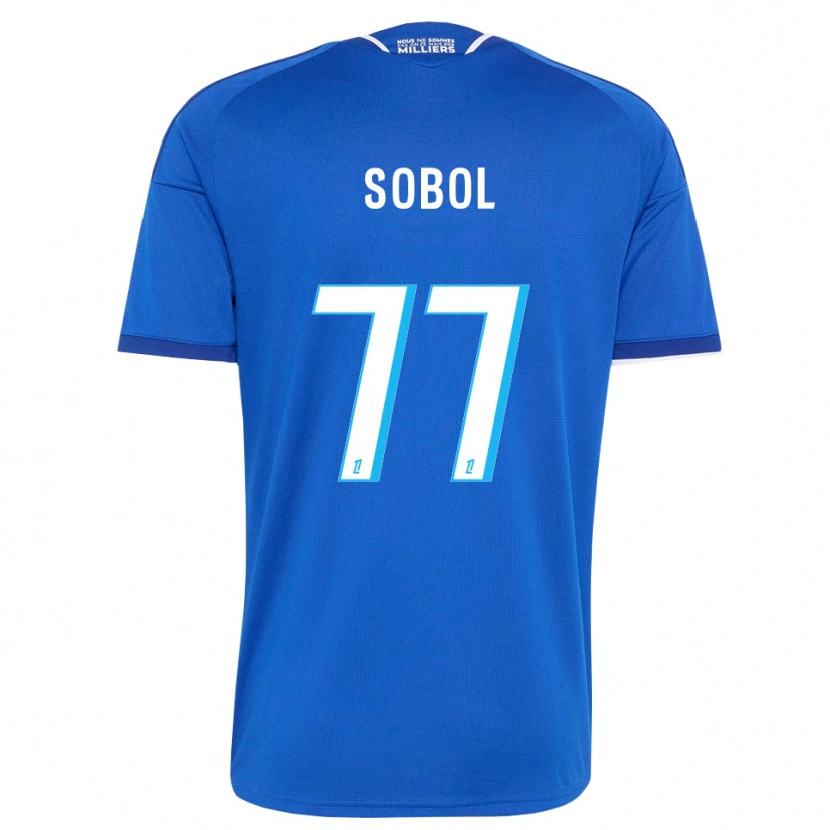 Danxen Herren Eduard Sobol #77 Königsblau Weiß Heimtrikot Trikot 2026/27 T-Shirt Schweiz
