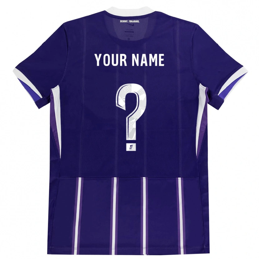 Danxen Herren Ihren Namen #0 Lila Weiß Heimtrikot Trikot 2026/27 T-Shirt Schweiz