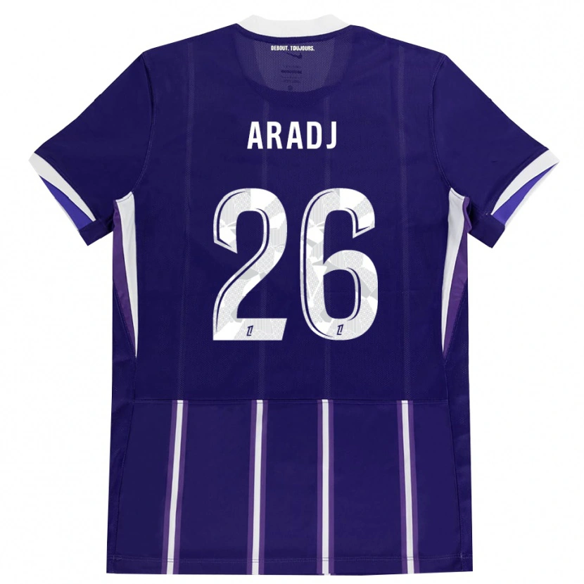 Danxen Herren Ylies Aradj #26 Lila Weiß Heimtrikot Trikot 2026/27 T-Shirt Schweiz