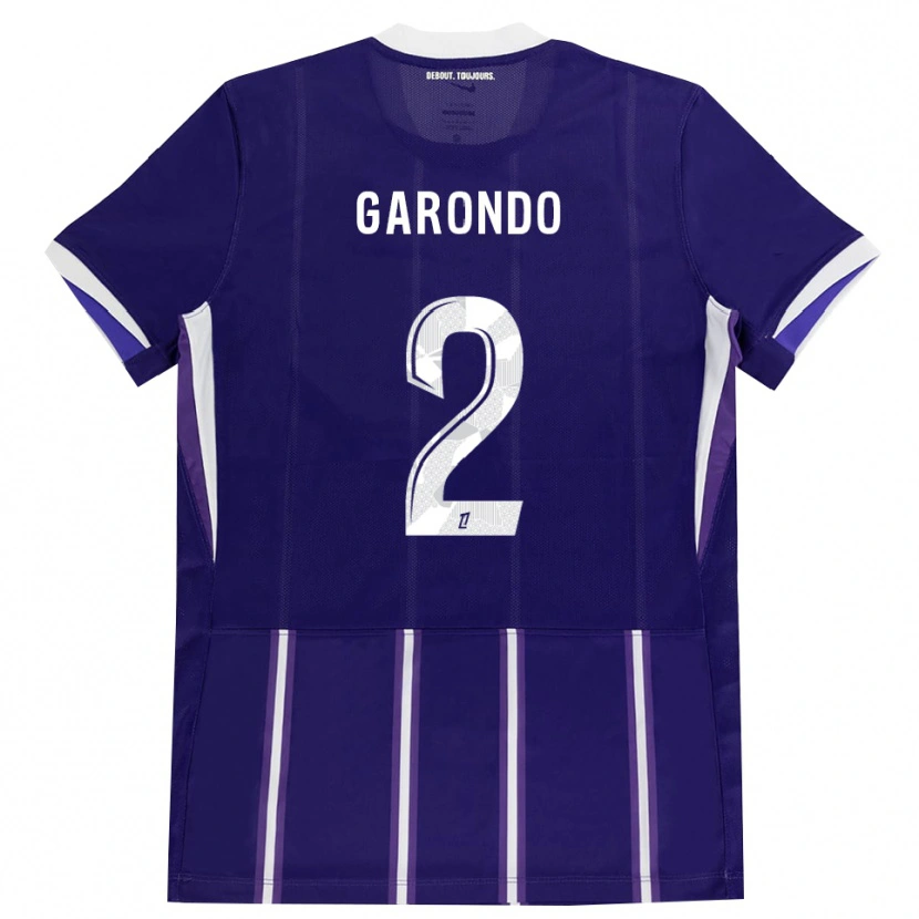 Danxen Herren Thibaud Garondo #2 Lila Weiß Heimtrikot Trikot 2026/27 T-Shirt Schweiz