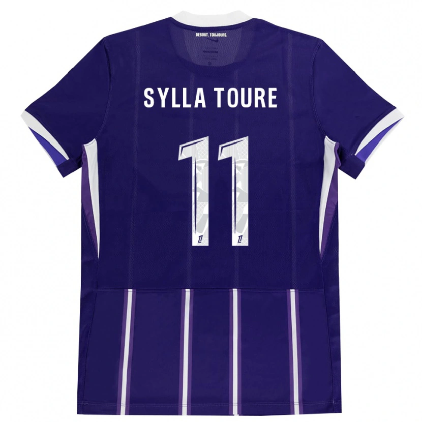 Danxen Herren Ismael Sylla Touré #11 Lila Weiß Heimtrikot Trikot 2026/27 T-Shirt Schweiz