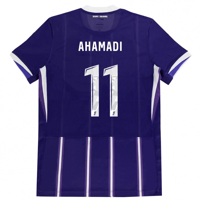 Danxen Herren Isaack Ahamadi #11 Lila Weiß Heimtrikot Trikot 2026/27 T-Shirt Schweiz