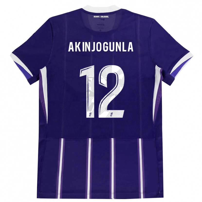 Danxen Herren Michaël Akinjogunla #12 Lila Weiß Heimtrikot Trikot 2026/27 T-Shirt Schweiz