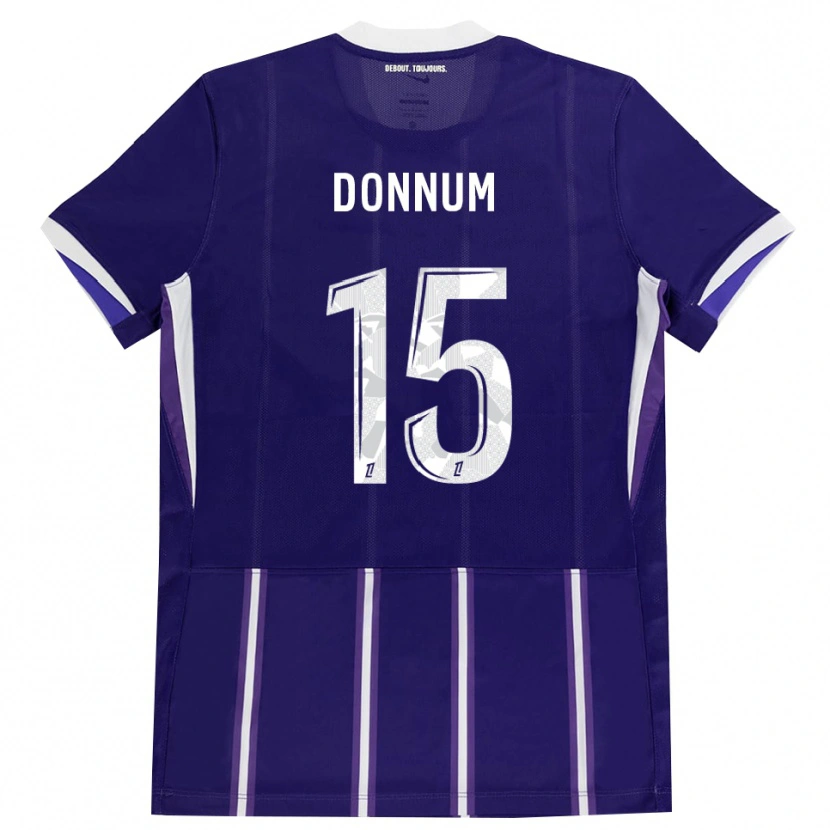 Danxen Herren Aron Dønnum #15 Lila Weiß Heimtrikot Trikot 2026/27 T-Shirt Schweiz