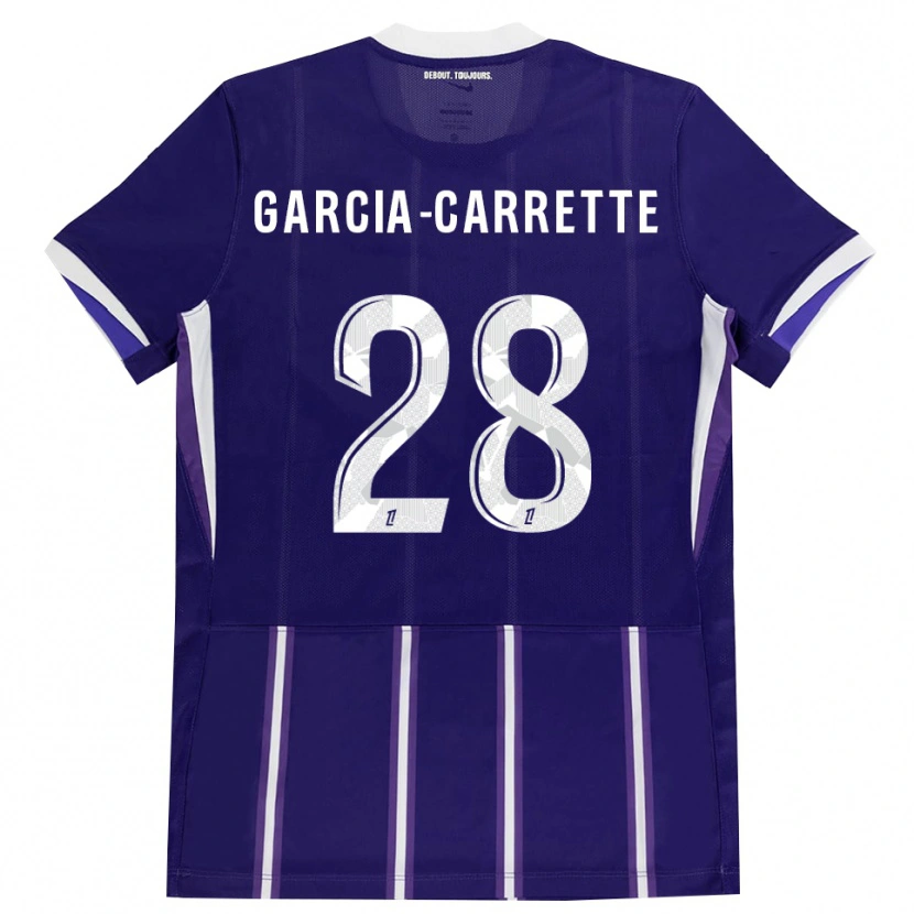 Danxen Herren Hortense Garcia-Carrette #28 Lila Weiß Heimtrikot Trikot 2026/27 T-Shirt Schweiz