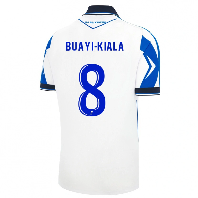 Danxen Herren Nathan Buayi-Kiala #8 Schwarz Weiß Blau Heimtrikot Trikot 2026/27 T-Shirt Schweiz