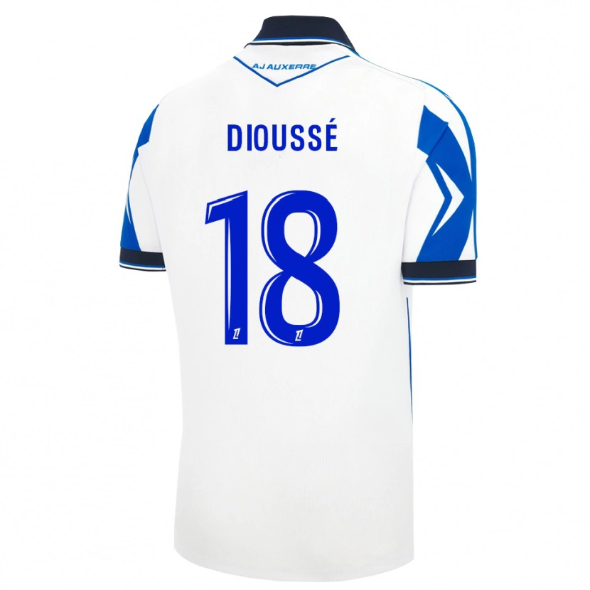 Danxen Herren Assane Dioussé #18 Schwarz Weiß Blau Heimtrikot Trikot 2026/27 T-Shirt Schweiz