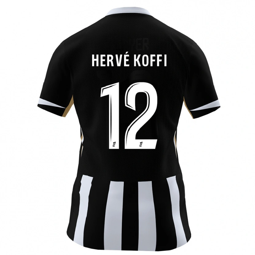 Danxen Herren Hervé Koffi #12 Schwarz Blau Heimtrikot Trikot 2026/27 T-Shirt Schweiz