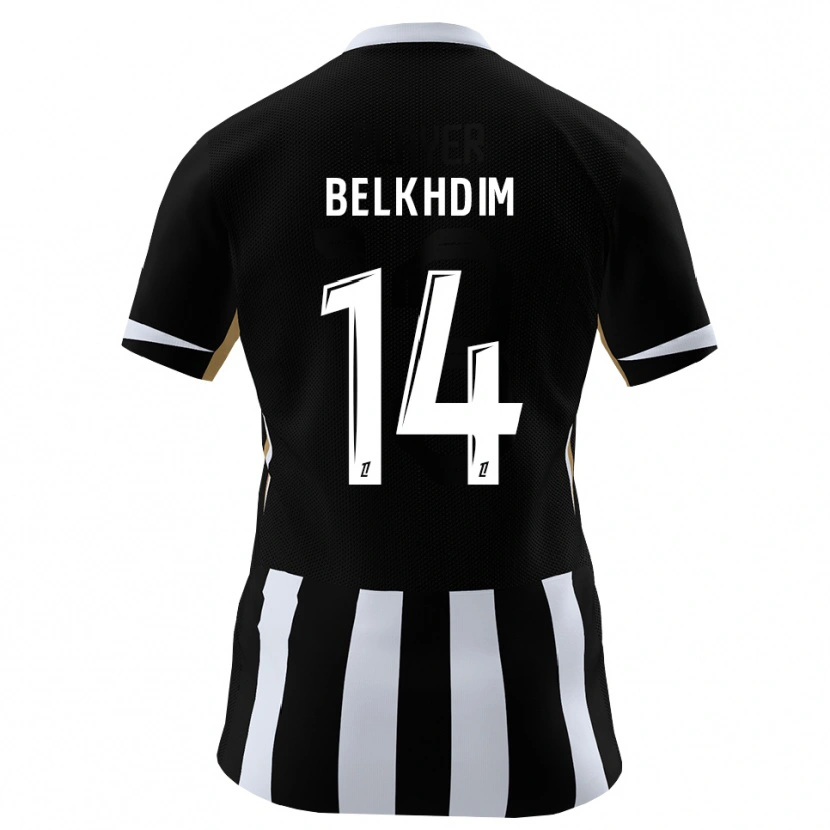 Danxen Herren Yassin Belkhdim #14 Schwarz Blau Heimtrikot Trikot 2026/27 T-Shirt Schweiz