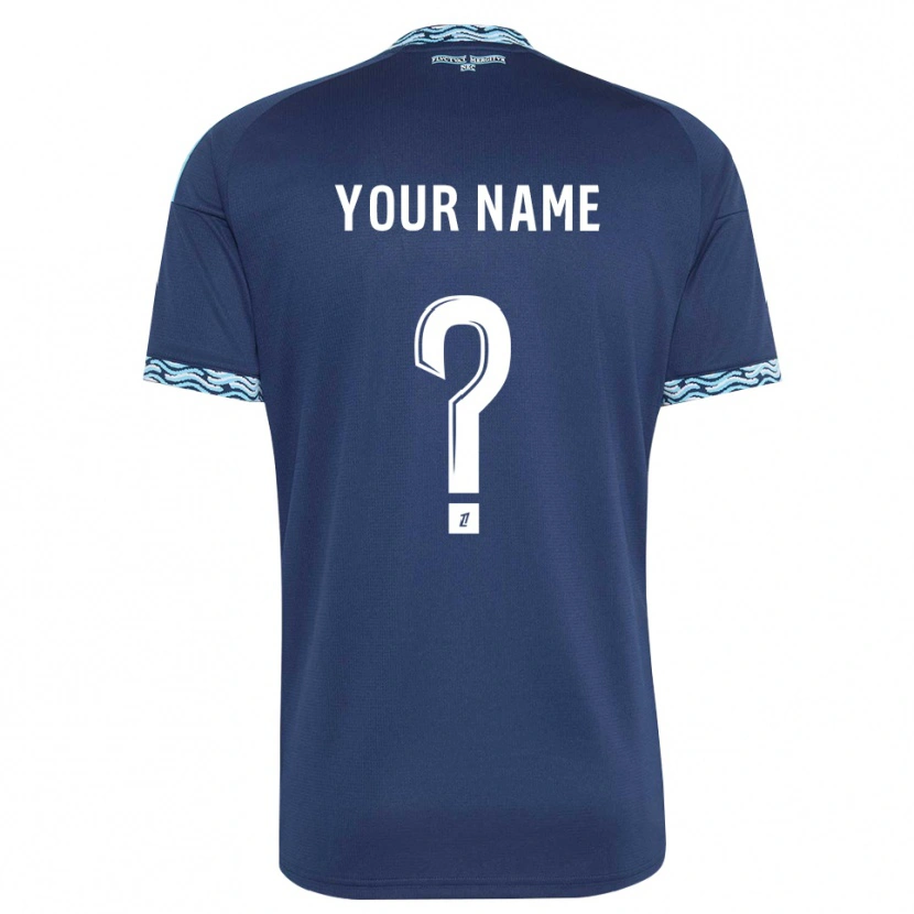 Danxen Herren Ihren Namen #0 Stahlblau Weiß Heimtrikot Trikot 2026/27 T-Shirt Schweiz