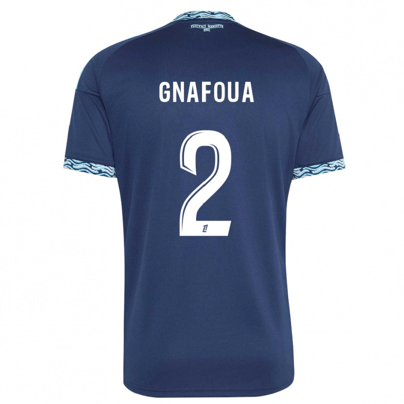 Danxen Herren Isaac Gnafoua #2 Stahlblau Weiß Heimtrikot Trikot 2026/27 T-Shirt Schweiz