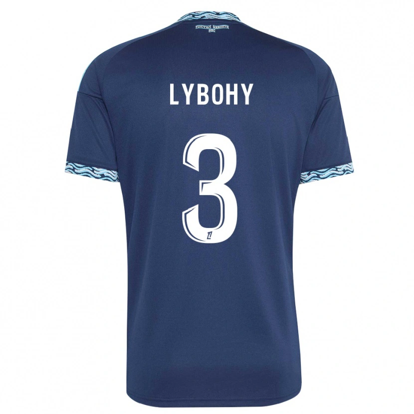 Danxen Herren Kyliann Lybohy #3 Stahlblau Weiß Heimtrikot Trikot 2026/27 T-Shirt Schweiz