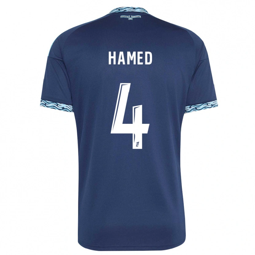 Danxen Herren Noah Hamed #4 Stahlblau Weiß Heimtrikot Trikot 2026/27 T-Shirt Schweiz