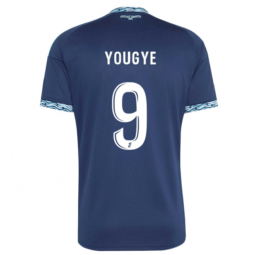 Danxen Herren Joshua Yougye #9 Stahlblau Weiß Heimtrikot Trikot 2026/27 T-Shirt Schweiz