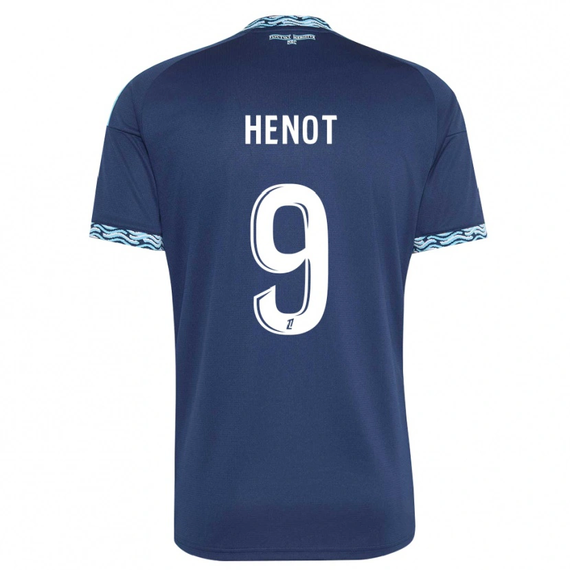 Danxen Herren Kaïs Henot #9 Stahlblau Weiß Heimtrikot Trikot 2026/27 T-Shirt Schweiz
