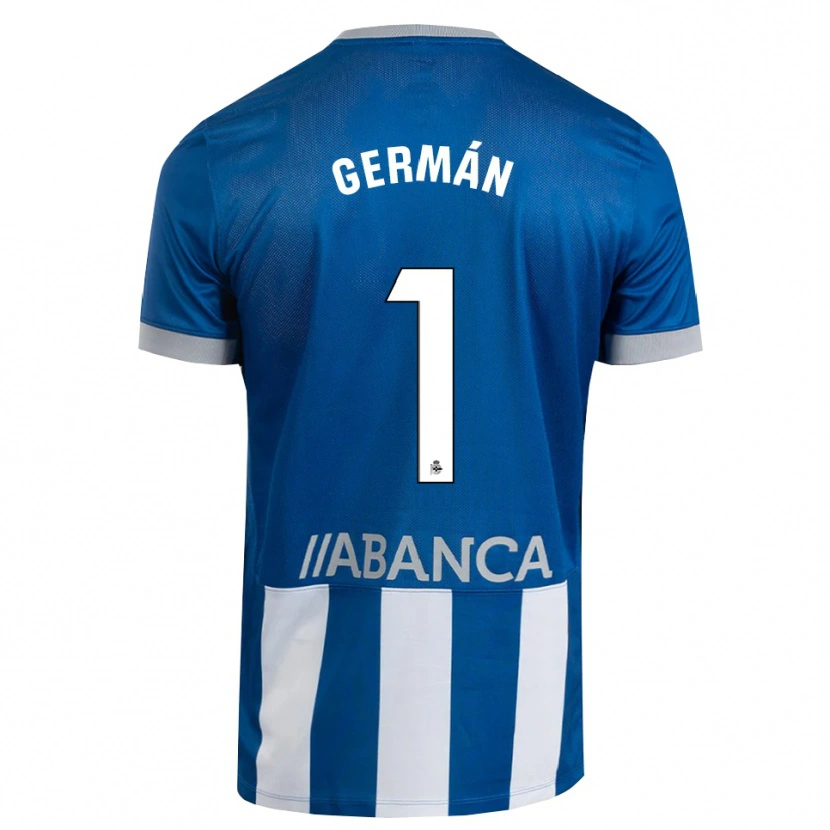 Danxen Herren Germán Parreño #1 Blau Grau Weiß Heimtrikot Trikot 2026/27 T-Shirt Schweiz