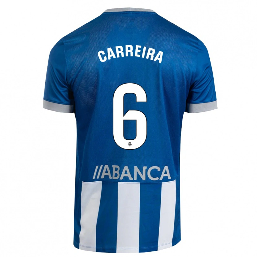 Danxen Herren David Carreira #6 Blau Grau Weiß Heimtrikot Trikot 2026/27 T-Shirt Schweiz