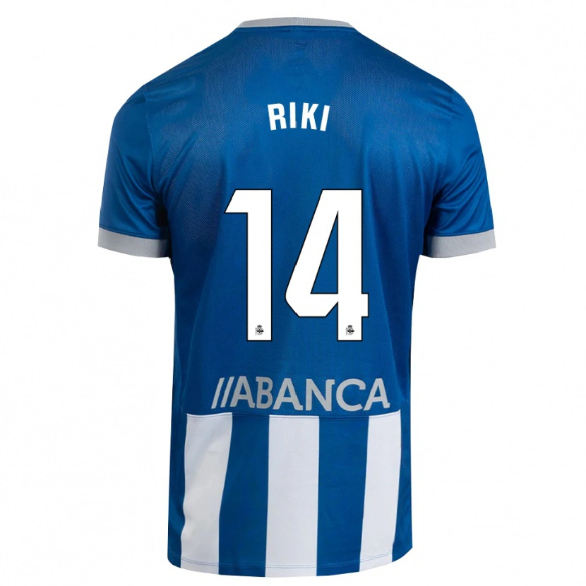 Danxen Herren Riki Rodríguez #14 Blau Grau Weiß Heimtrikot Trikot 2026/27 T-Shirt Schweiz