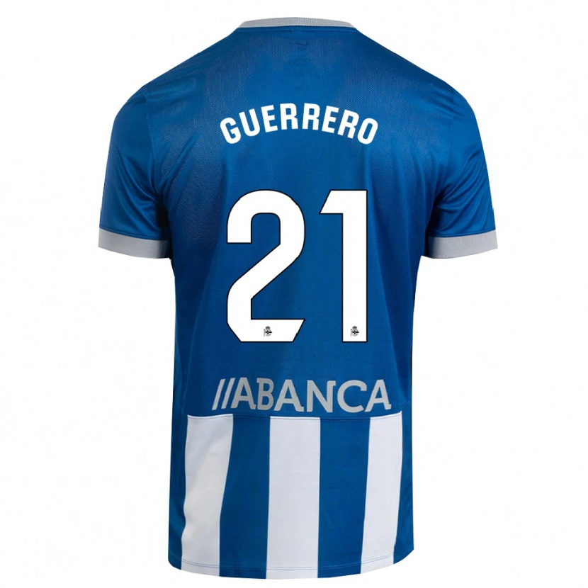 Danxen Herren Adrián Guerrero #21 Blau Grau Weiß Heimtrikot Trikot 2026/27 T-Shirt Schweiz