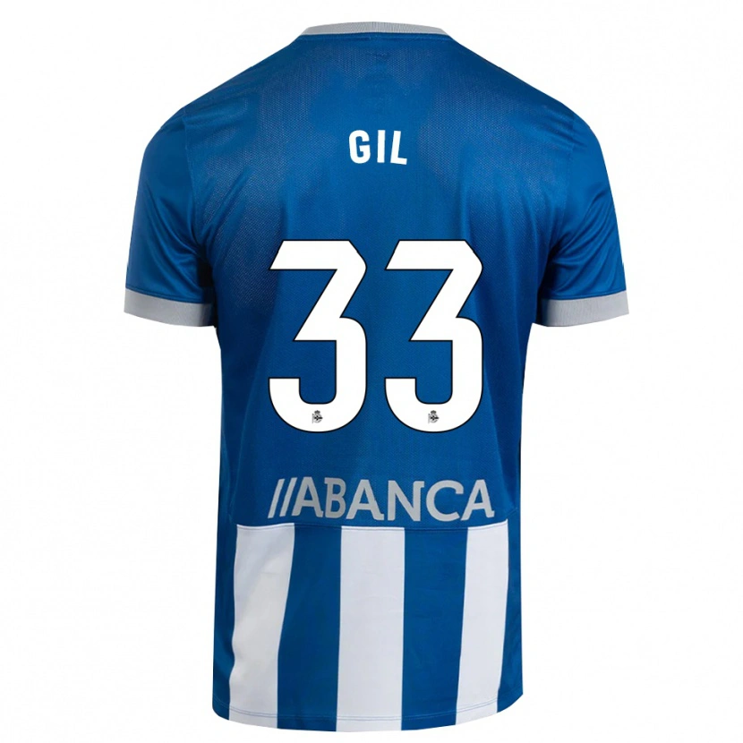 Danxen Herren Iker Gil #33 Blau Grau Weiß Heimtrikot Trikot 2026/27 T-Shirt Schweiz