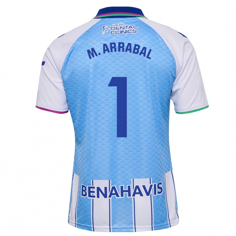 Danxen Herren María Arrabal Martin #1 Tief Himmelblau Weiß Heimtrikot Trikot 2026/27 T-Shirt Schweiz