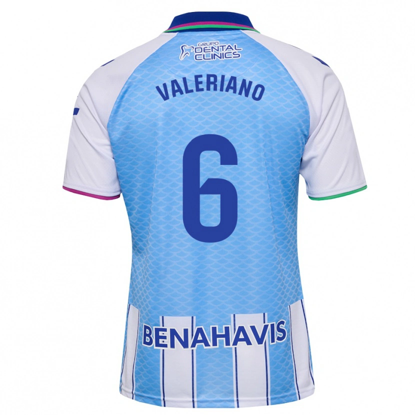 Danxen Herren Nerea Valeriano Martínez #6 Tief Himmelblau Weiß Heimtrikot Trikot 2026/27 T-Shirt Schweiz