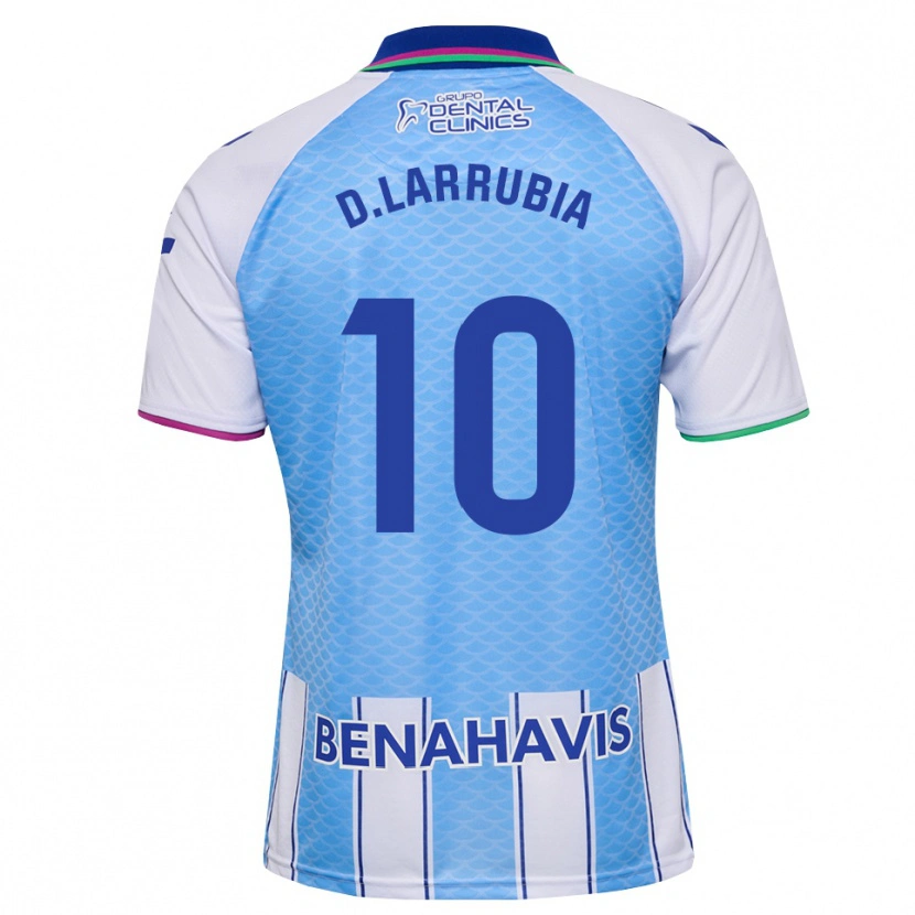Danxen Herren David Larrubia #10 Tief Himmelblau Weiß Heimtrikot Trikot 2026/27 T-Shirt Schweiz