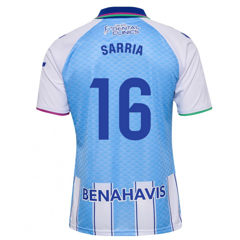 Danxen Herren Cristian Sarria #16 Tief Himmelblau Weiß Heimtrikot Trikot 2026/27 T-Shirt Schweiz