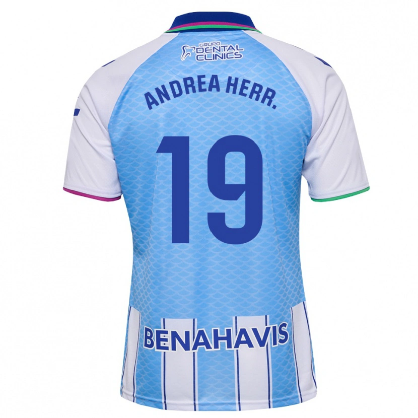 Danxen Herren Andrea Herrero Valiente #19 Tief Himmelblau Weiß Heimtrikot Trikot 2026/27 T-Shirt Schweiz