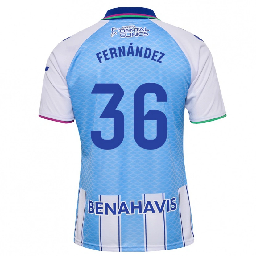 Danxen Herren Basti Fernández #36 Tief Himmelblau Weiß Heimtrikot Trikot 2026/27 T-Shirt Schweiz