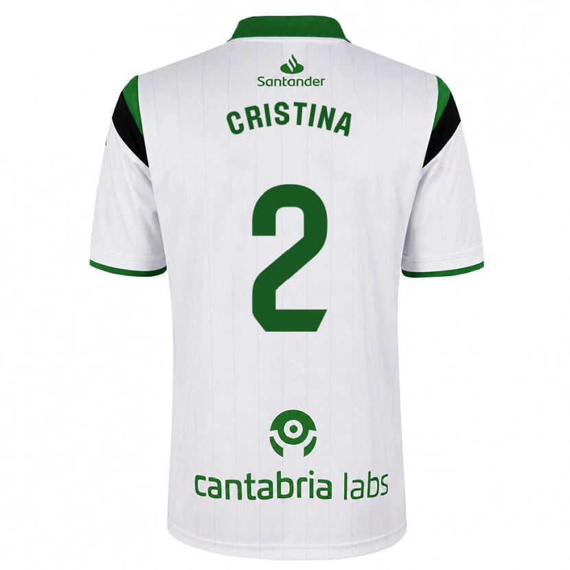 Danxen Herren Cristina Muñoz García #2 Weißgrün Schwarz Heimtrikot Trikot 2026/27 T-Shirt Schweiz