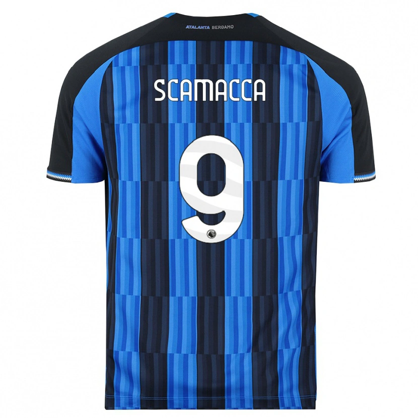 Danxen Herren Gianluca Scamacca #9 Blau Schwarz Rot Heimtrikot Trikot 2026/27 T-Shirt Schweiz