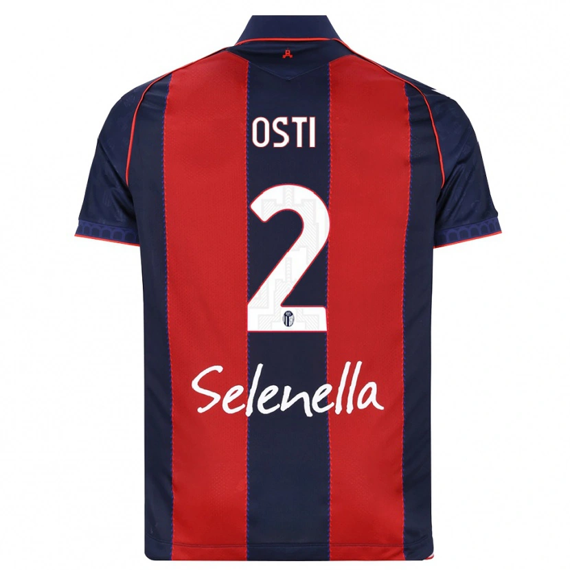 Danxen Herren Gabriele Osti #2 Königsblau Rot Weiß Heimtrikot Trikot 2026/27 T-Shirt Schweiz